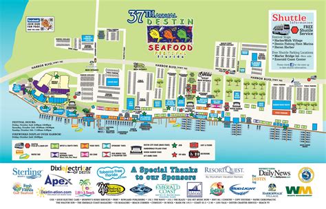 Map Of Destin Florida Attractions - Printable Maps