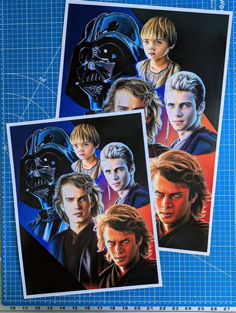 Anakin Skywalker Darth Vader Art Print - Etsy