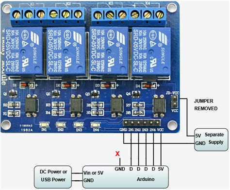 Relay module effecting Arduino - General Electronics - Arduino Forum