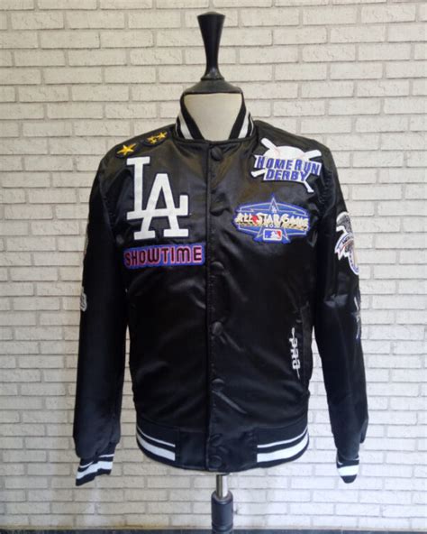 Dodgers All Star Black Satin Jacket - FJM