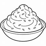 Mashed Potatoes Coloring Pages Delicious And Fun Designs For Food  sketch template