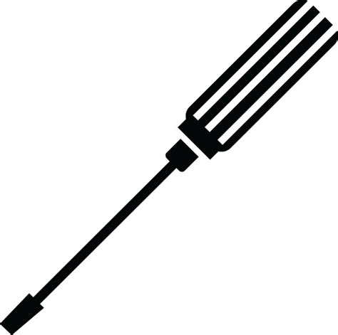 screwdriver clipart black and white - Clip Art Library