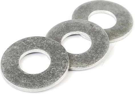 Amazon.com: Aluminum Flat Washers 2024-T4 Aluminum Alloy Inch Sizes 1/4 ...