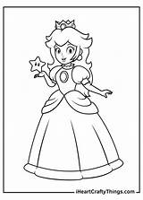Princess Peach And Mario Coloring Pages sketch template
