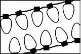 Christmas Lights coloring Pages Printable sketch template