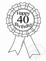 Happy 40Th Birthday Drawings At Regena Rudolph Blog sketch template