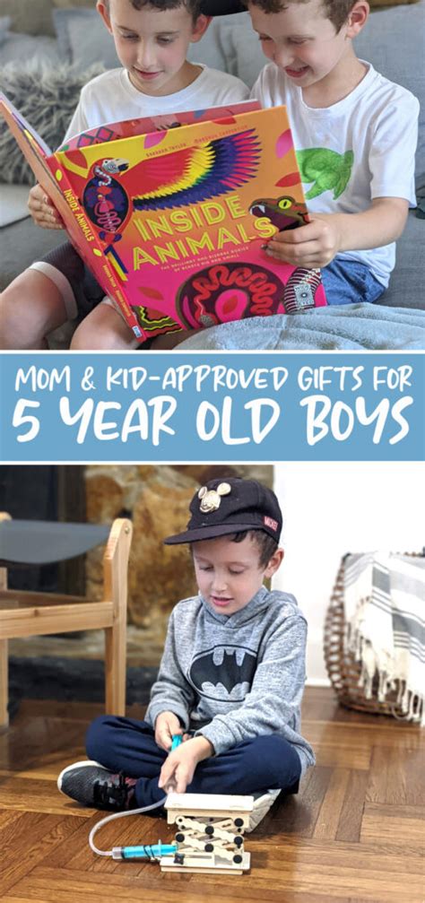 Five Year Old Boy Birthday Gift Ideas * Moms and Crafters