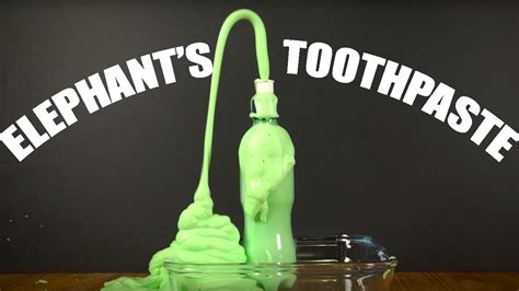 ELEPHANT’S TOOTHPASTE: An impressive experiment you can try at home ...