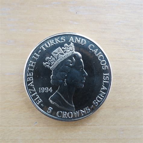 1994 D-Day Normandy Landings 50th Anniversary 5 Crowns Coin - Turks ...