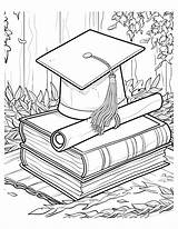 Free Printable Graduation Coloring Pages sketch template