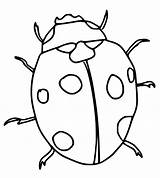 Ladybug coloring Pages  ColoringLib sketch template