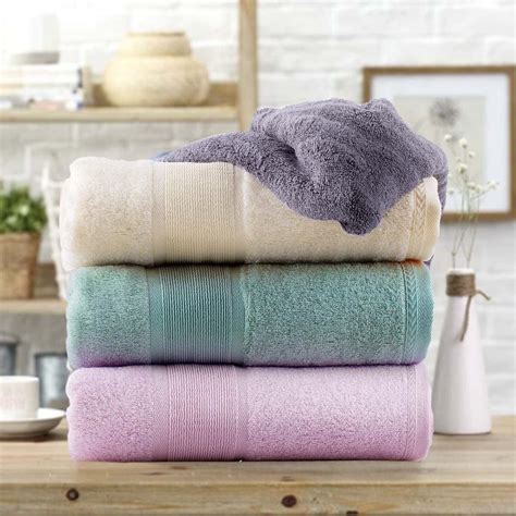 2 Pieces Bamboo Bath Towels Luxury Bath Towel Set for Bathroom(27"x54") Hypoallergenic, Soft and ...