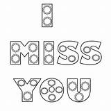 Free Printable Miss You Coloring Pages sketch template
