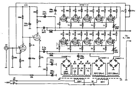 Stereo Tube Amplifier Schematics