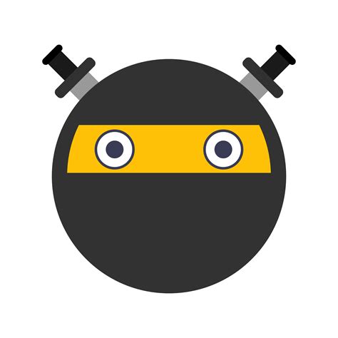 Ninja Emoji Vector Icon 363702 Vector Art at Vecteezy