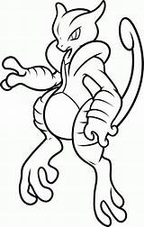 Coloring Pages Pokemon Mewtwo  Home sketch template