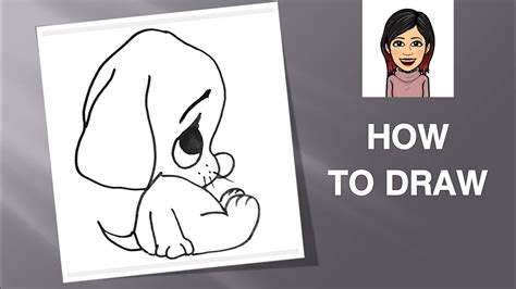 How to Draw a Sad Puppy - YouTube