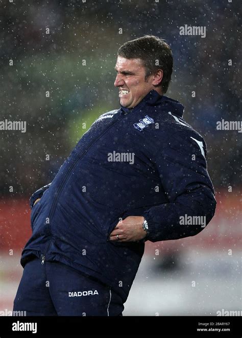 Lee Clark, Birmingham City manager Stock Photo - Alamy