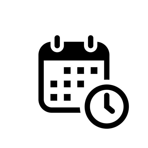 Date time icon vector in trendy style. Calendar and clock concept 21213909 Vector Art at Vecteezy