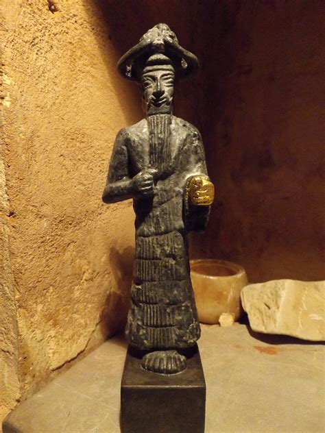 Mesopotamian statue replica of the deity Inshushinak - Susa Elamite ...