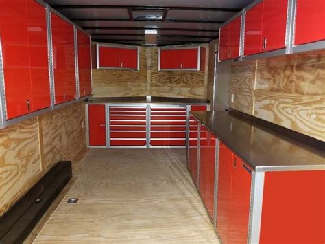 Enclosed Trailer Cabinets V Nose | Cabinets Matttroy