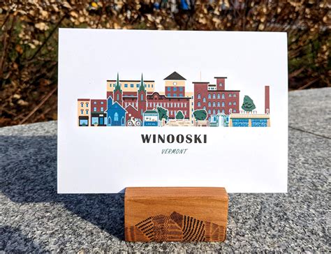 Winooski Vermont Cityscape | Art Print
