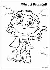 Super Why Coloring Pages Free Printable PDFs  WakeTheKids sketch template