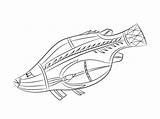 X Ray Fish Coloring Page sketch template