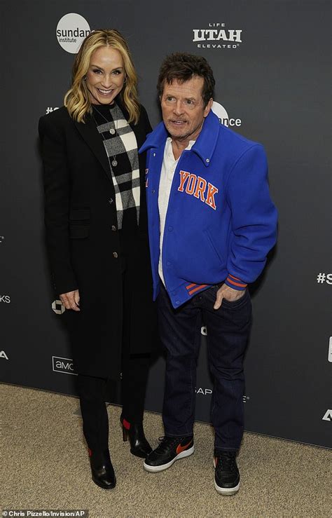 Michael J. Fox, 61, with wife Tracy Pollan at Sundance documentary ...