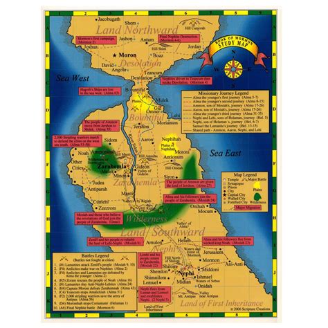 Book Of Mormon Map Byu - Wynne Karlotte