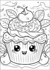 Kawaii Coloring Pages Coloringtopcom Cute sketch template