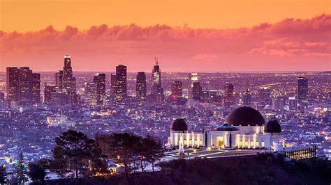 HD wallpaper: landscape, home, panorama, Los Angeles, USA, Griffith Observatory | Wallpaper Flare