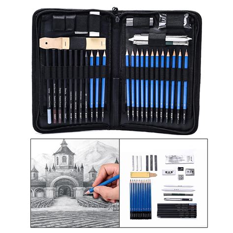 Professional Charcoal Pencils Set Sketch Pencils for Drawing, Sketching ...