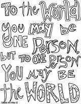 Inspirational Quote Coloring Pages  DOODLE ART ALLEY sketch template