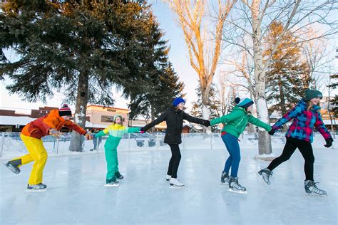 Ice Skating | Spring Creek Ranch | Jackson Hole, Wyoming