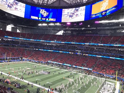 a football stadium filled with lots of people