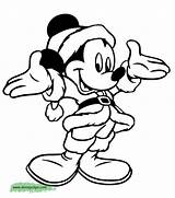 Free Mickey Mouse Christmas Coloring Page Download  sketch template