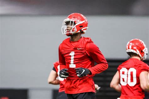 Georgia WR George Pickens makes season debut at Georgia Tech, 8 months ...