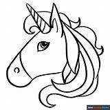 Unicorn Emoji Coloring Page  Easy Drawing Guides sketch template