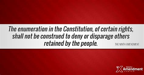 The Ninth and Tenth Amendment: Partners in Federalism for Liberty | Tenth Amendment Center