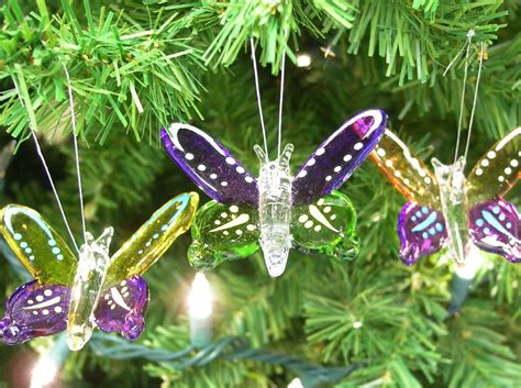 Butterfly Christmas Tree Ornaments - A Beautiful Holiday Theme