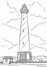 Lighthouses Coloring Pages  Learny Kids sketch template