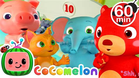 Ten in the Bed | Animal Time Counting + More | CoComelon Nursery Rhymes ...