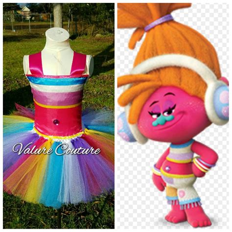 Trolls Inspired DJ Suki Tutu Dress Facebook.com/ValureCouture