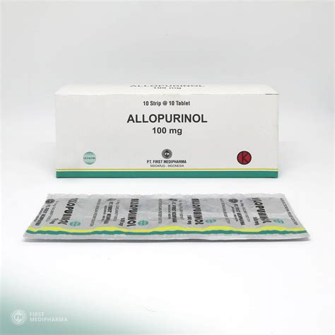 ALLOPURINOL 100Mg TABLET – First Medipharma