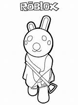 Piggy Roblox 4 Coloring Page  Free Printable Pages For Kids sketch template