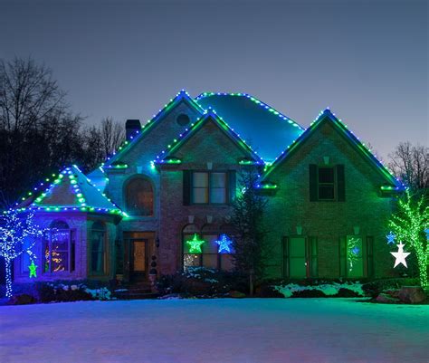 Blue Green Purple Christmas Lights - Christmas Images 2021