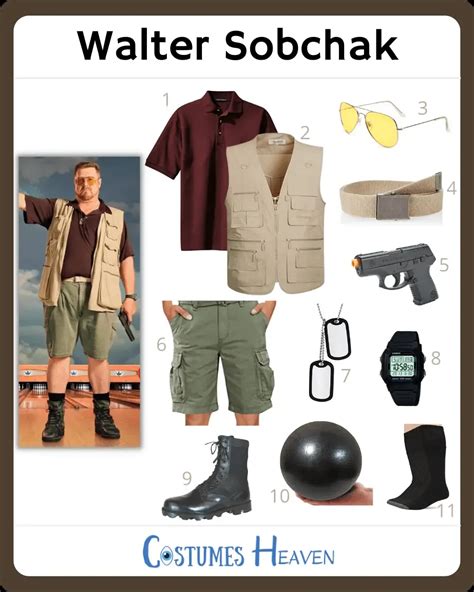 Walter Sobchak Costume For Cosplay & Halloween 2024