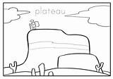 Landforms Coloring Pages By Kindertivities  TPT sketch template