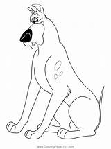 Oliver And Company Dog Coloring Page For Kids  Free & sketch template